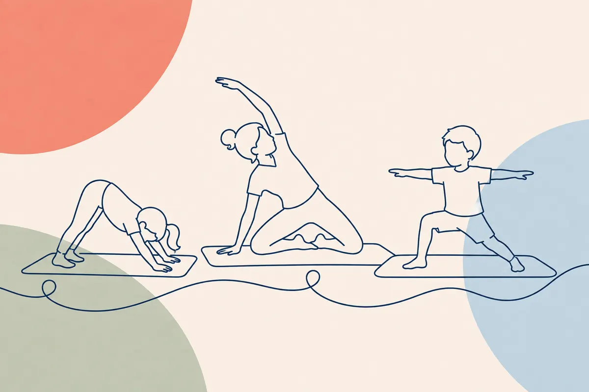 Bild zu Eltern-Kind-Yoga